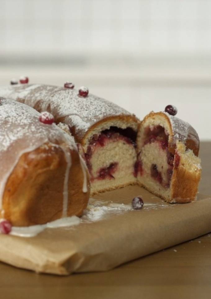Солодкий журавлинний хлібчик