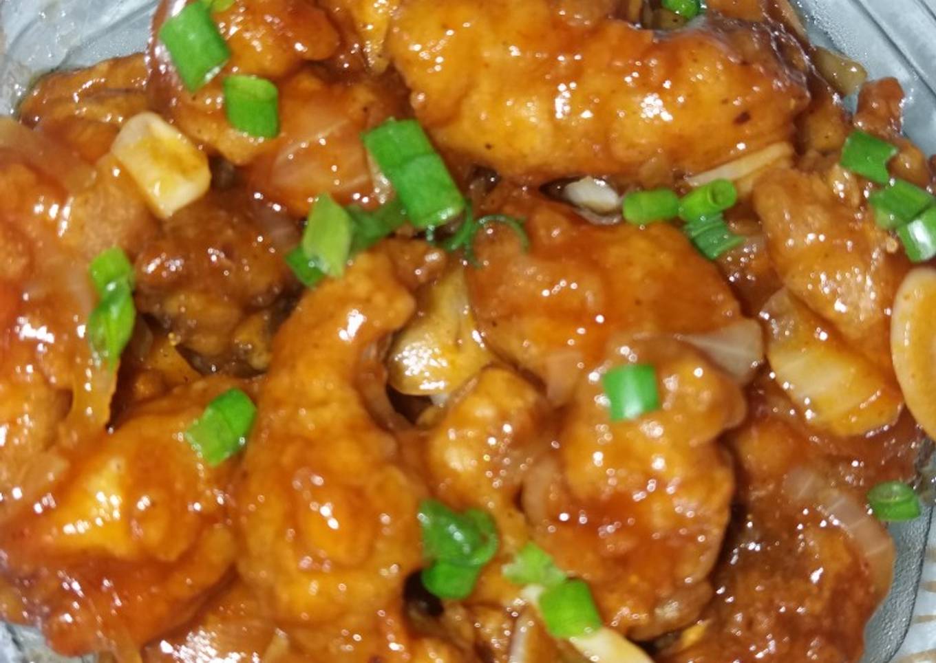 Ayam madu pedas ala Korea