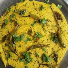 Soft dhokla A picture of Soft dhokla.