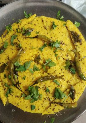 A picture of Soft dhokla.