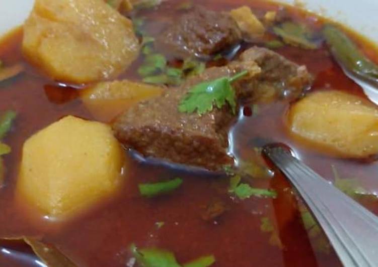 Recipe of Ultimate Allu Gosht