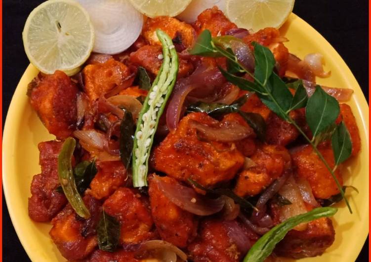 Easiest Way to Make Super Quick Homemade Paneer 65 Resturant Style