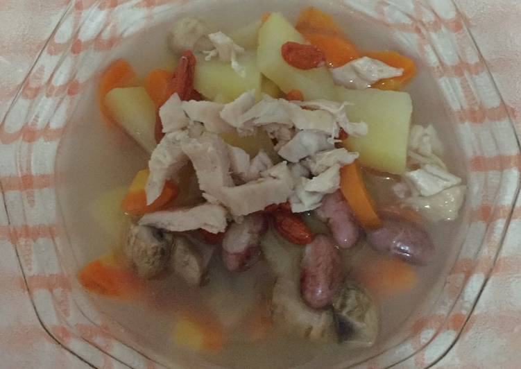 Rahasia Menyiapkan Sop ayam kampung with goji berry, Super