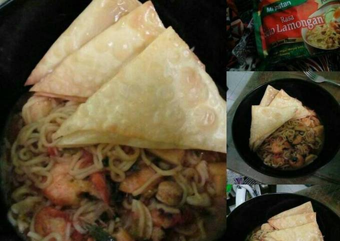 Ini dia! Bagaimana cara memasak Kreasi indomi soto lamongan dengan kuah kental yang sesuai selera
