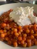 Fregola al pomodoro con burrata