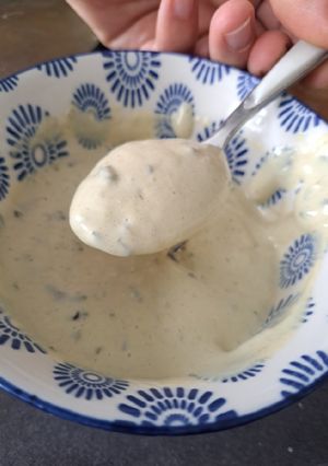 Une photo de Mayonnaise aux salicorne