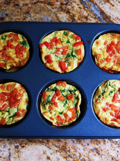 A picture of Spinach & Egg Muffins.