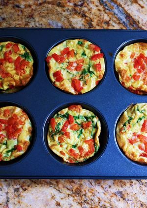 A picture of Spinach & Egg Muffins.