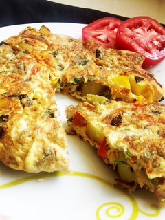 A picture of Potato Frittata #potatocontest.