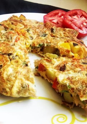 A picture of Potato Frittata #potatocontest.