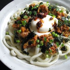 A picture of Gochujang Mackerel Udon.
