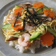 A picture of Chirashi-zushi.
