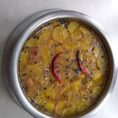A picture of Radish yellow peas daal.
