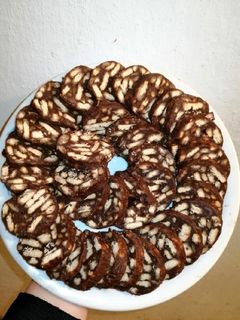 Keksz szalámi recept fotója