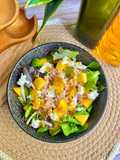 Ensalada con atún y nectarina
