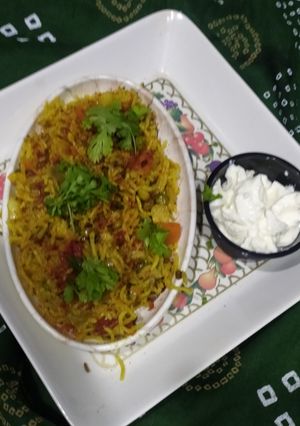 A picture of Masala khichadi.