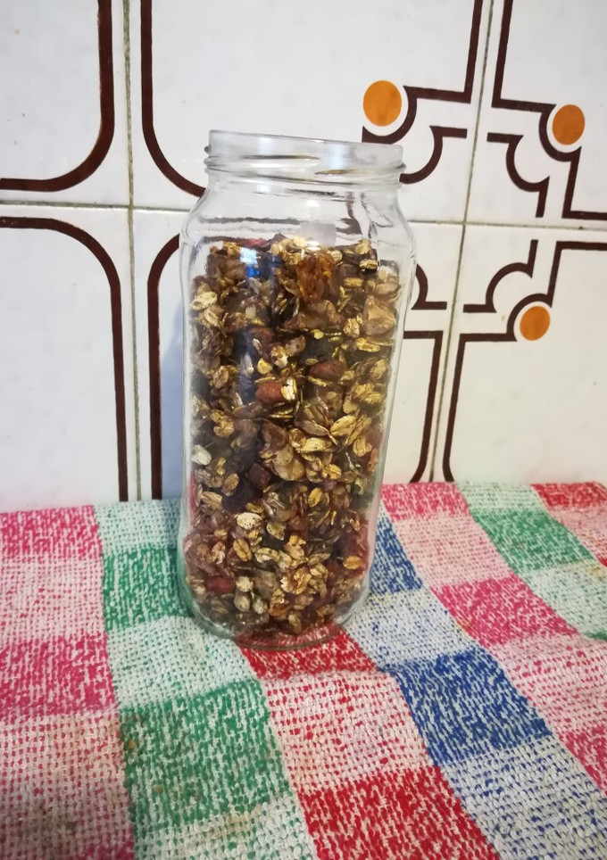 Una foto de Granola con cacao