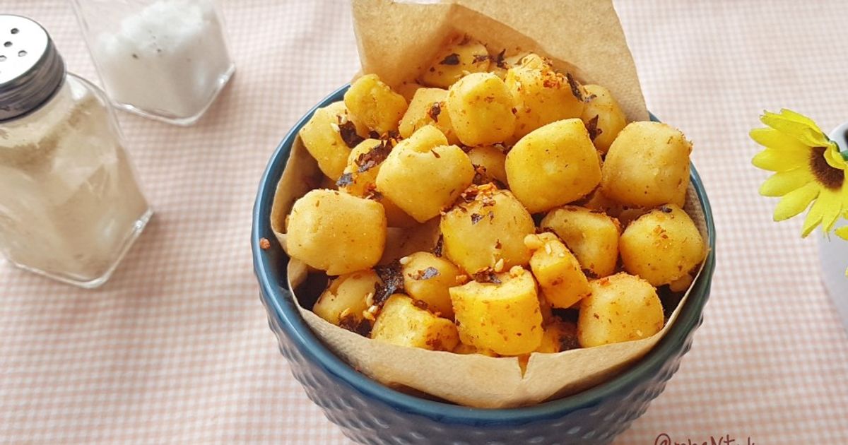 Tahu Crispy Jajanan Anak Sekolah (3 bahan saja)