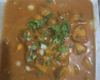 Without Fail Prepare Recipe Mushroom masala Delicious Steady