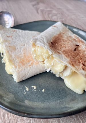 Une photo de Quesadillas au gruyère râpé et au reblochon