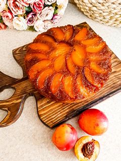 عکسی از دستور کیک برگردان شلیل