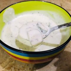 A picture of Veggie raita.