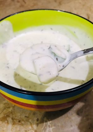 A picture of Veggie raita.