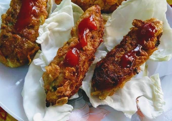 Corn flakes kababs Recipe