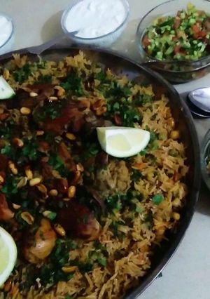 صورة لوصفة كبسة دجاج