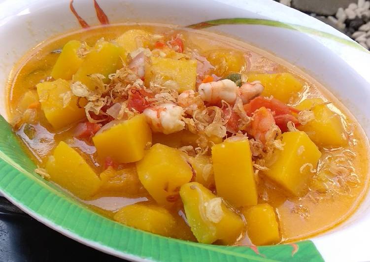 Resep Tumis labu kuning santan yang Menggugah Selera