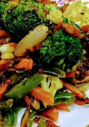 A picture of Mixed winter veggies,An all purpose recipe.