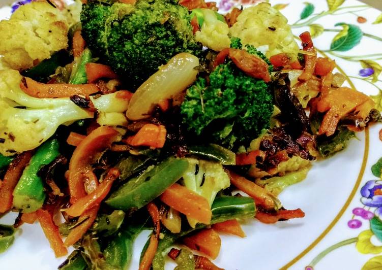 Mixed winter veggies,An all purpose recipe