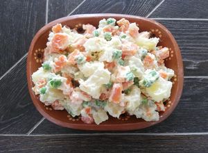 Una foto de Ensalada rusa a la chilena