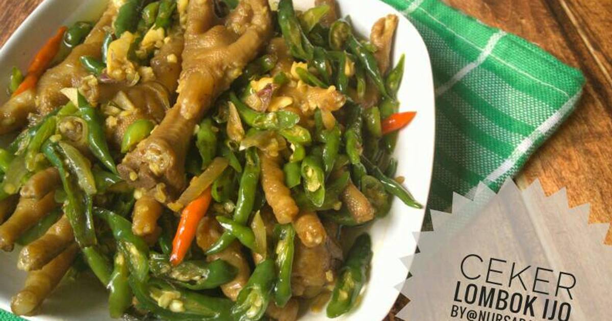 16 resep oseng ceker pedas cabe ijo enak dan sederhana ala 16 resep oseng ceker pedas cabe ijo enak dan sederhana ala