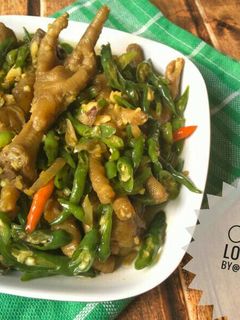 Foto resep Oseng Ceker Pedas Cabe Ijo