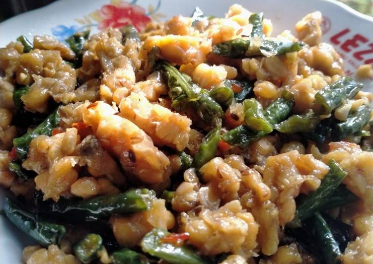 Resep Orek tempe kacang panjang yang simpel