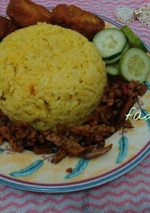 Foto resep Nasi kuning sederhana rice cooker