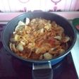 Coles con almejas y gambas por el chef David rico rico arriberer