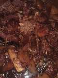 Krengsengan daging bumbu instan Mahmudah