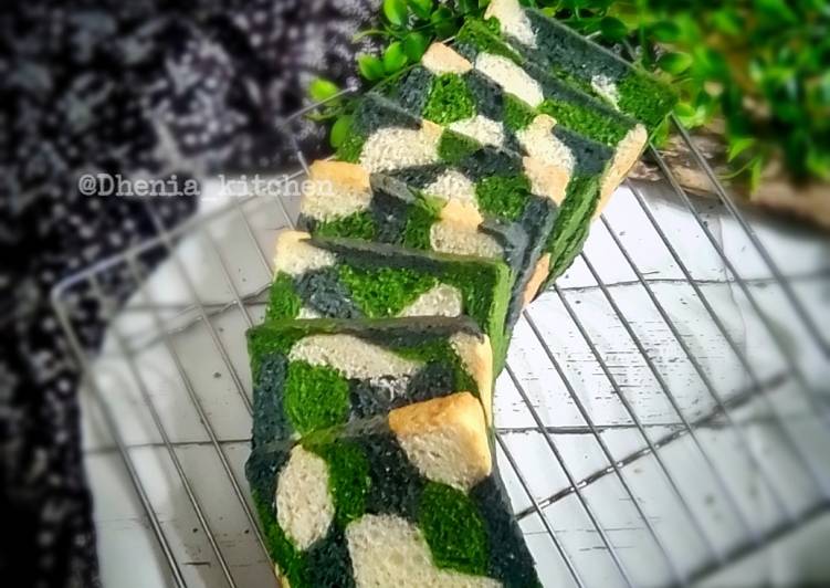 Resep Roti tawar motif army yang Bisa Manjain Lidah