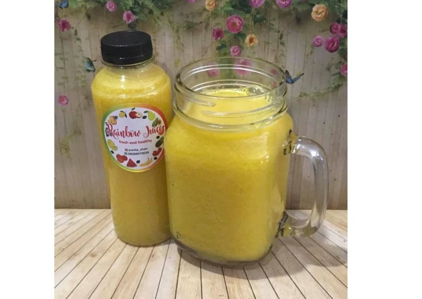 Diet Juice Turmeric Grape Apple Passion Fruit Jambu Kristal