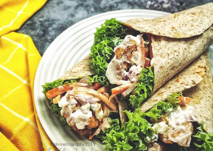 Resipi Mission Chicken Wrap Oleh Nor Zahida Aini Cookpad