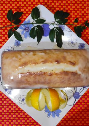 Una foto de Budín de súper limón al oporto