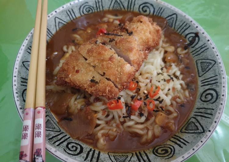 Bagaimana Menyiapkan Chicken Katsu Curry Ramen, Bikin Ngiler