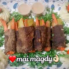 🍖ستيك رول بالخضار 🍖-レシピのメイン写真
