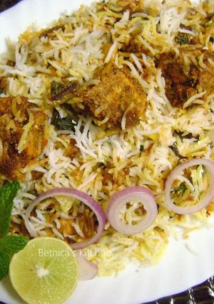 A picture of Charcoal Smoked Chicken Tikka Biryani.