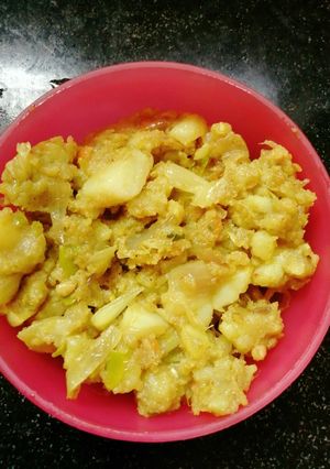 A picture of Potato curry.