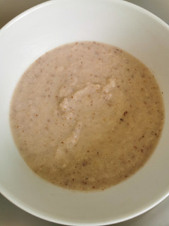Una foto de Sopa de avellana