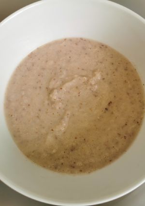 Una foto de Sopa de avellana