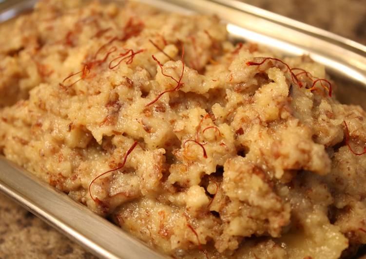 Simple Way to Prepare Badam Halwa | Almond Halwa